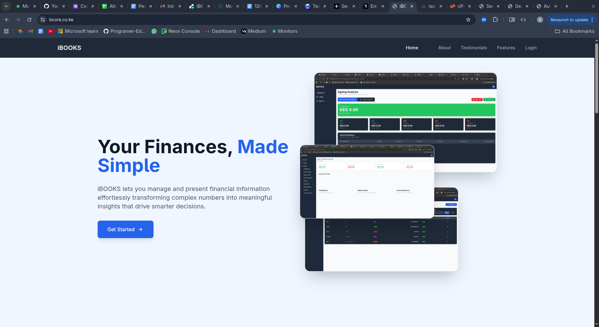iBOOKS project screenshot